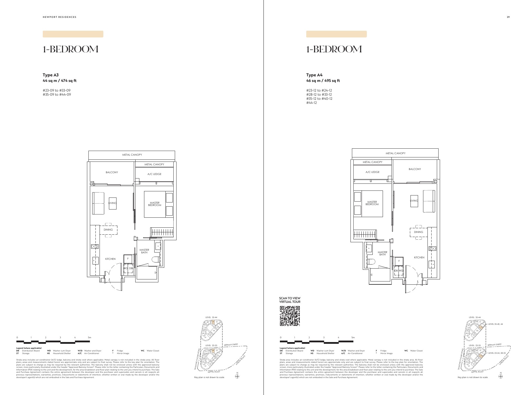 Newport Residences 2 Bedroom 2 Bedroom collection floor plan