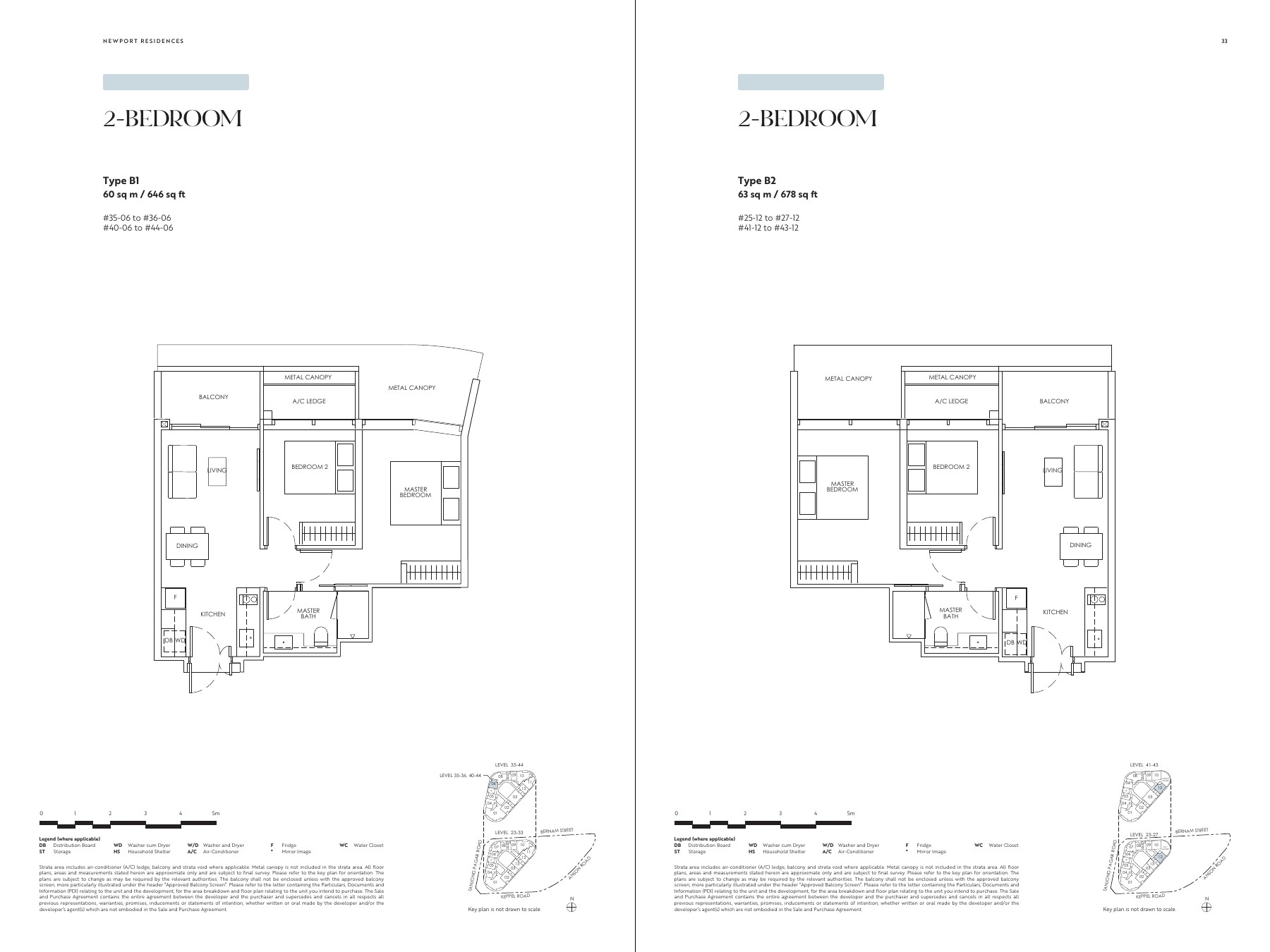 Newport Residences 4 Bedroom 4 Bedroom collection floor plan